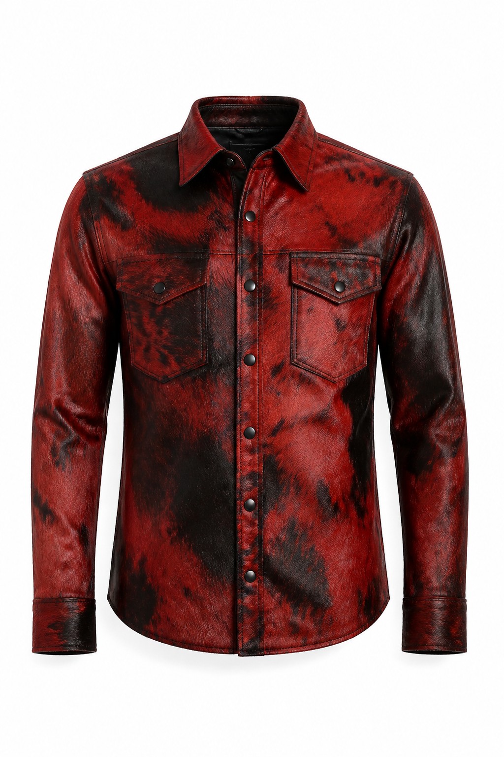 Hair on Hide Leather Shirts 01