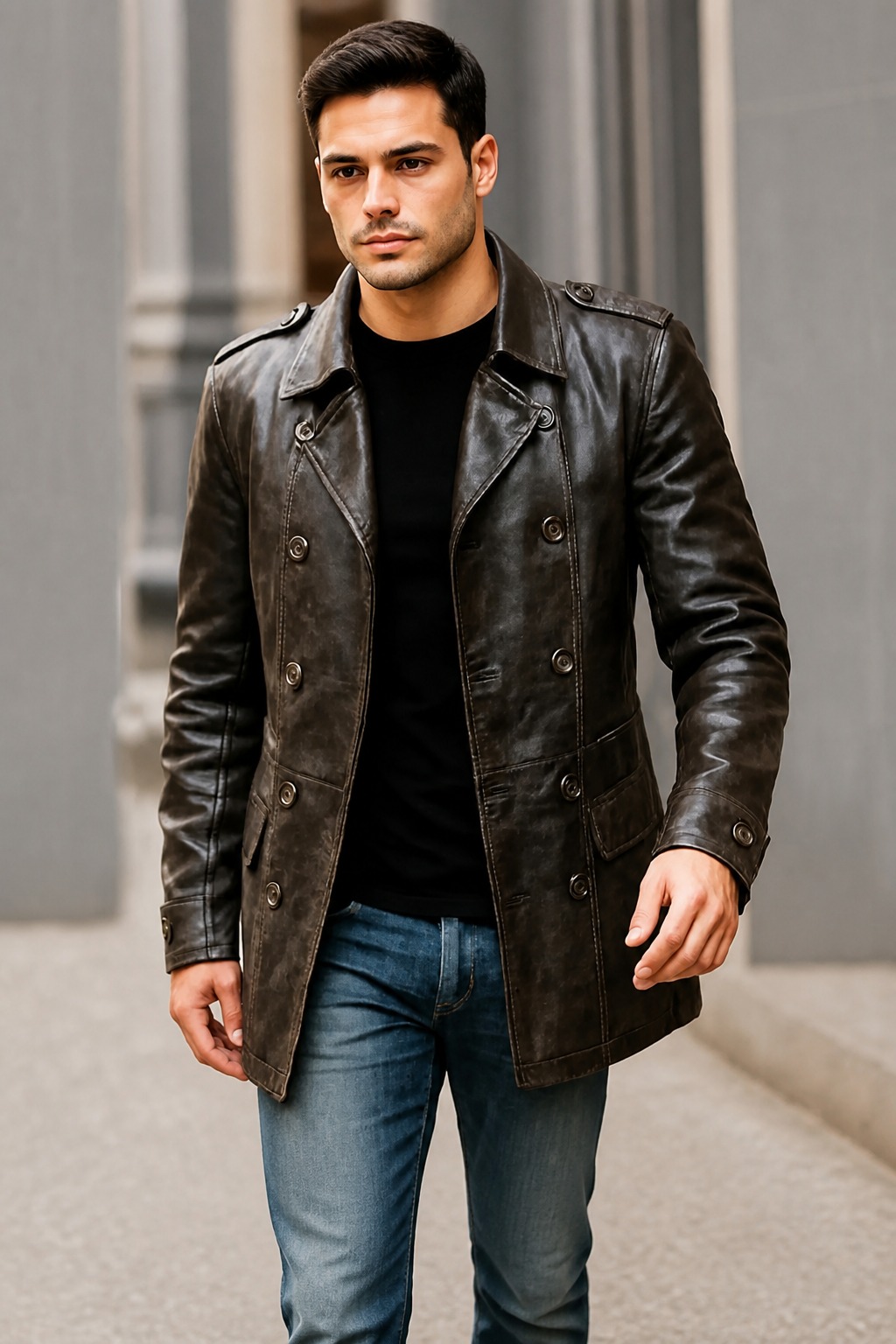 Vintage Classic Leather Jackets 04