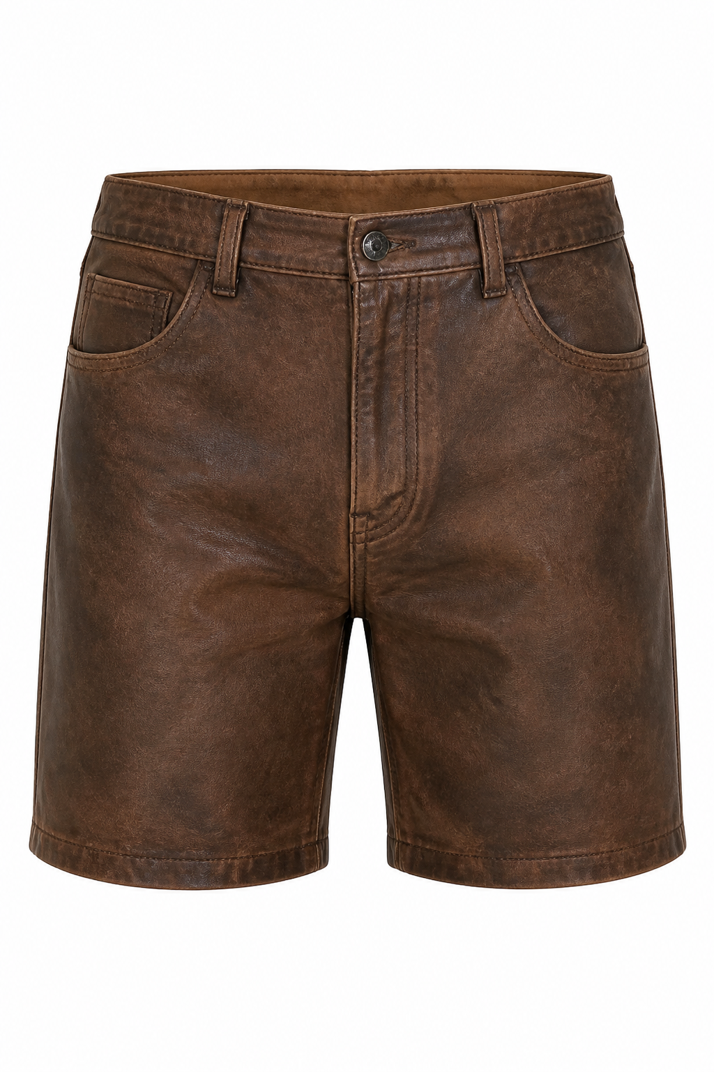 Vintage Classic Leather Shorts 01