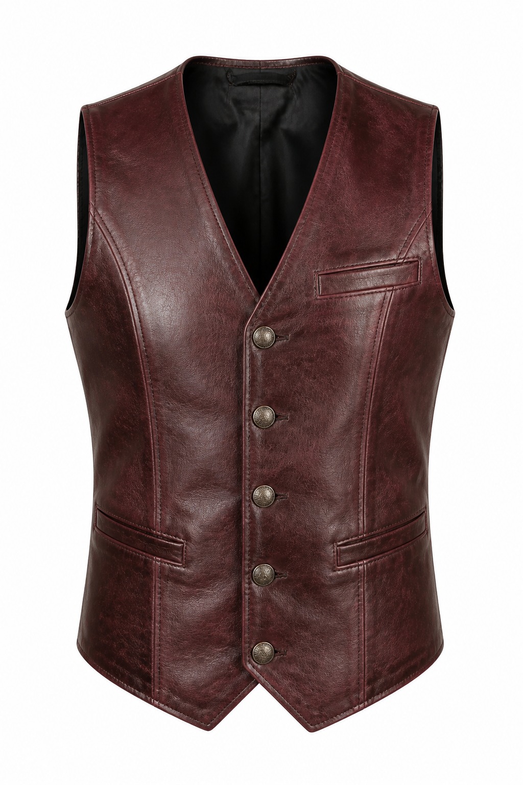 Vintage Classic Leather Vests 05